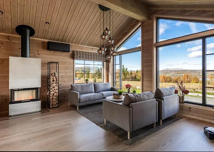 New With Views Of Tisleiefjorden Casa de Férias Gol